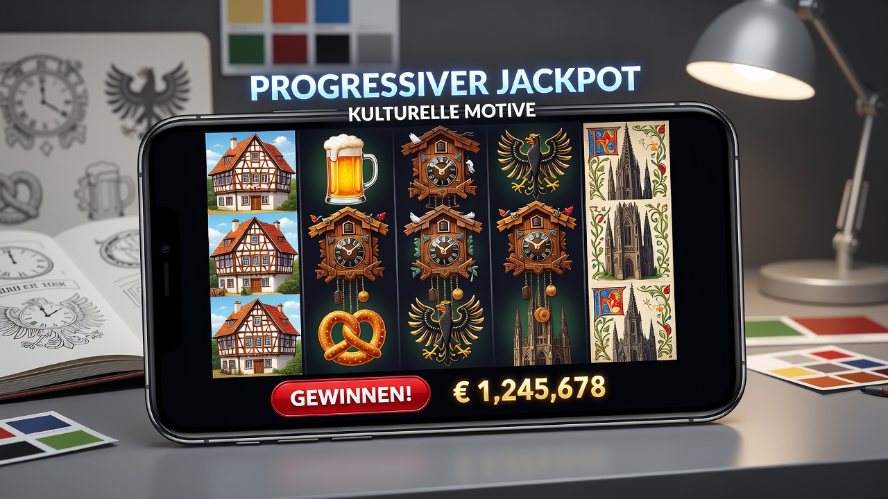 Walzenlayouts mit kulturellen Motiven in deutschen mobilen Slots