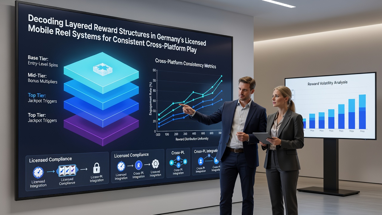 Darstellung technischer Synchronisation von Belohnungslayern über verschiedene mobile Endgeräte