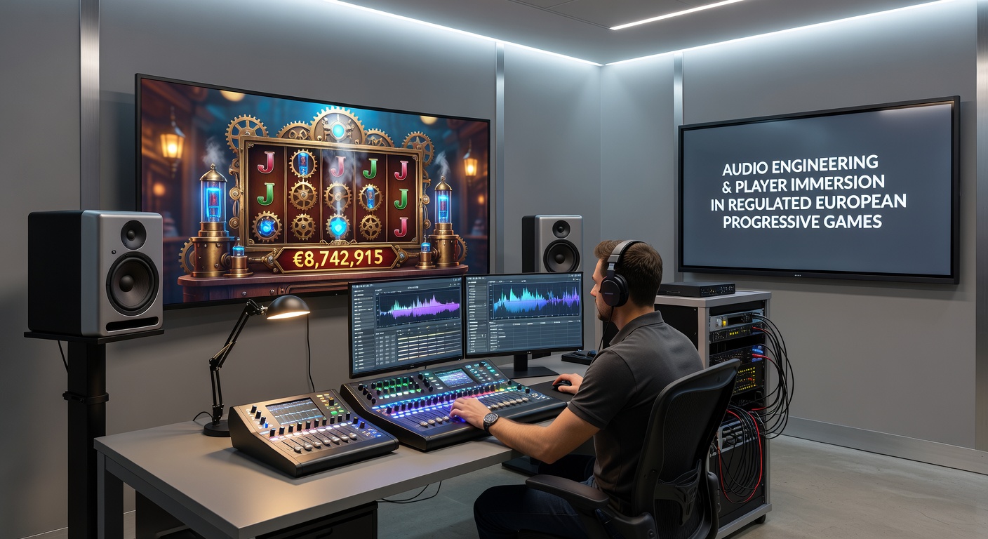 Darstellung von Sounddesign-Techniken in regulierten progressiven Preisspielen