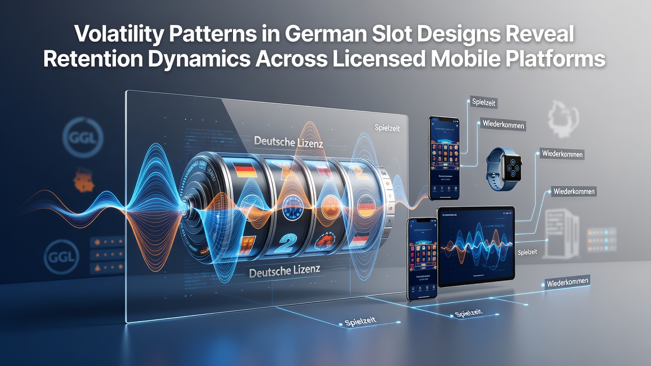 Diagramm zeigt Volatilitätsmuster und Spielerretention in deutschen mobilen Slots